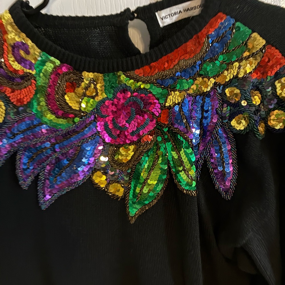 Vintage Sequin Sweater Excellent condition - Picture 3 of 6
